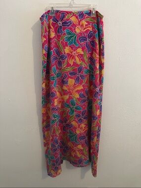 Madison Studio 100% silk Floral Maxi Skirt